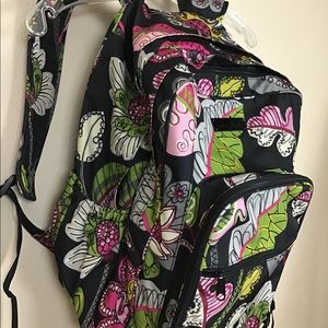 Vera Bradley, Moon Blooms, large backpack.